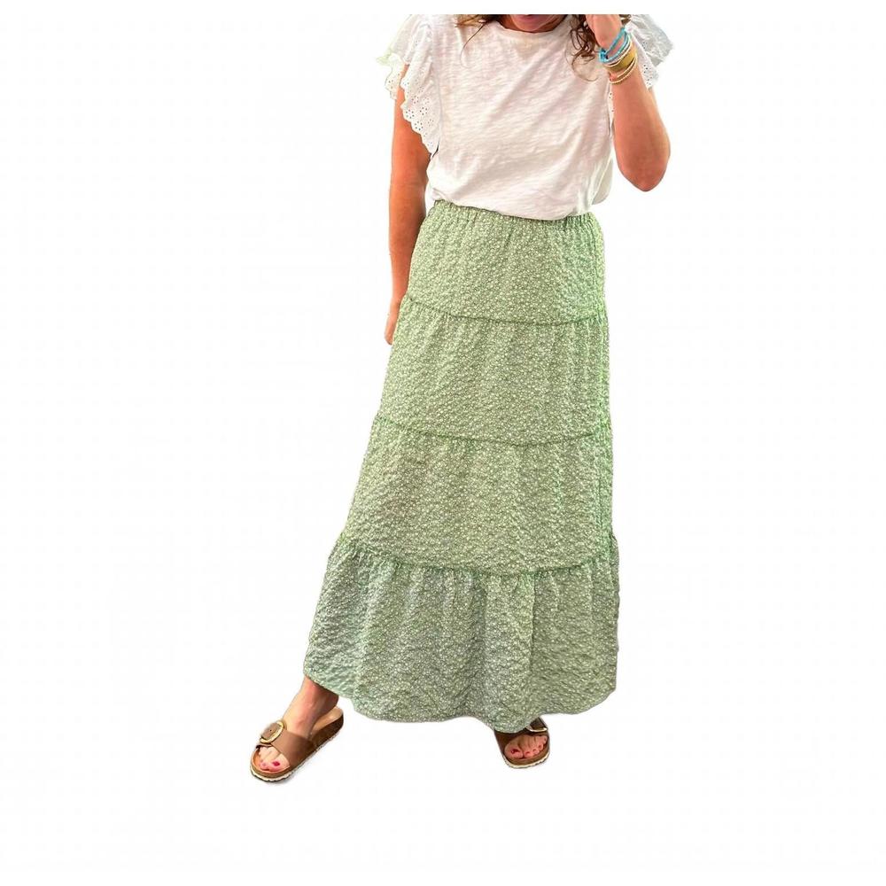 NEW DYLAN asher skirt in fern - Picture 5 of 5